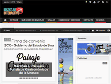 Tablet Screenshot of mazatlaninteractivo.com.mx